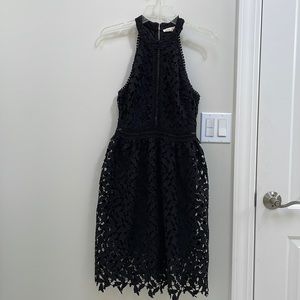 Just Me lace halter dress junior size S